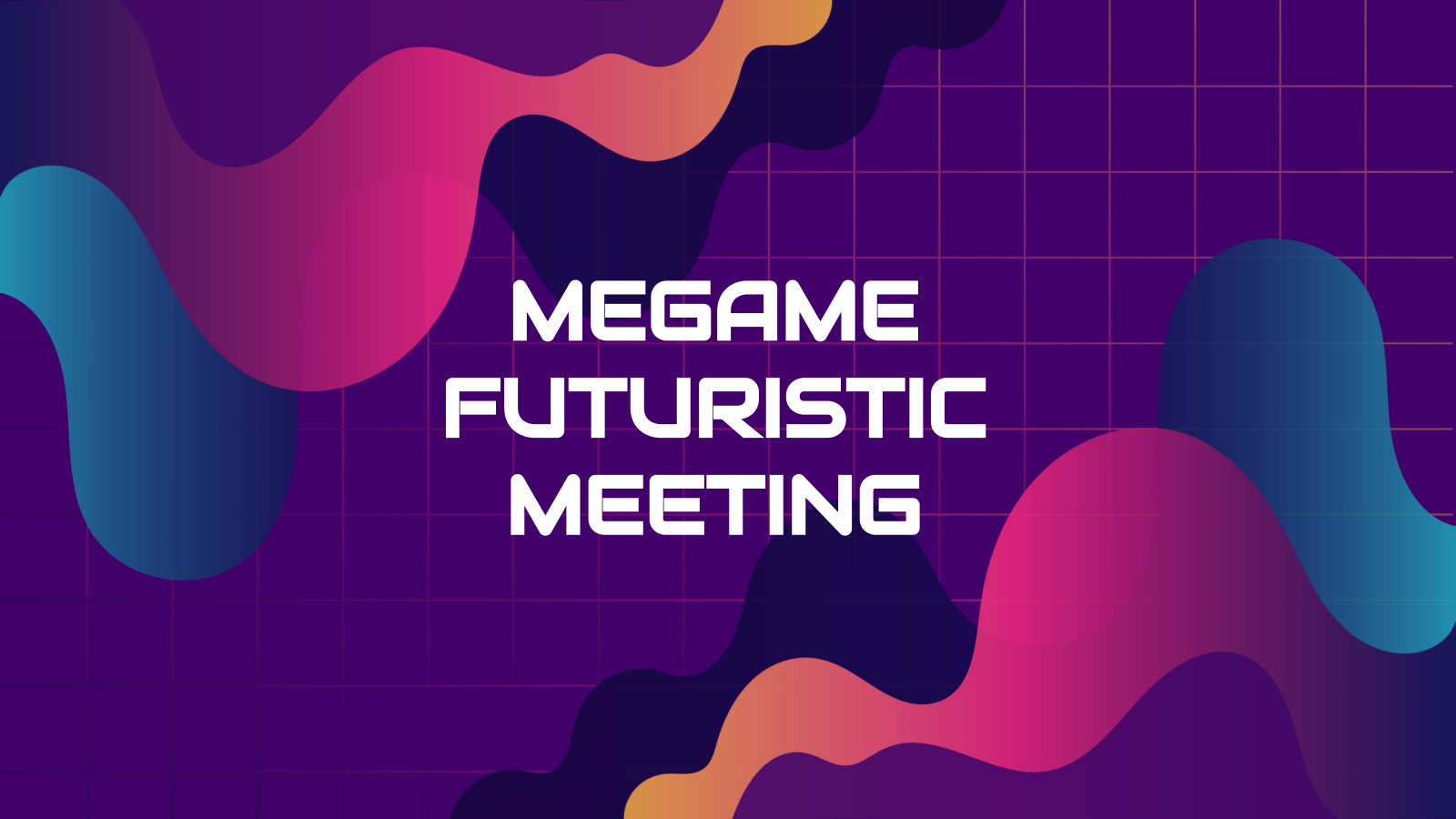 Megame Futuratic Meeting PowerPoint模板
